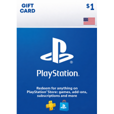 PLAYSTATION STORE GIFT CARD - 1 USD (US)