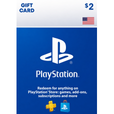 PLAYSTATION STORE GIFT CARD - 2 USD (US)