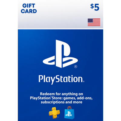PLAYSTATION STORE GIFT CARD - 5 USD (US)