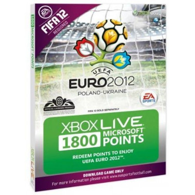 Xbox LIVE 1800 Microsoft Points - Euro 2012 Branded (Xbox 360)