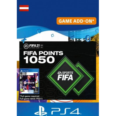 FIFA 21 Ultimate Team 1050 Points Pack PS4/PS5 (Austria)