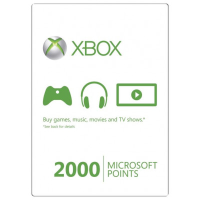 Xbox Live 2000 Microsoft Points (Xbox 360)