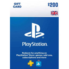PLAYSTATION STORE GIFT CARD - 200 GBP UK [PlayStation Network  UK]