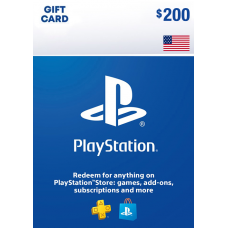 PLAYSTATION STORE GIFT CARD - 200 USD USA [PlayStation Network  USA]