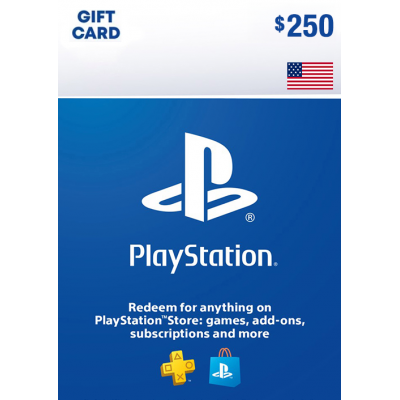 PLAYSTATION STORE GIFT CARD - 250 USD (USA)