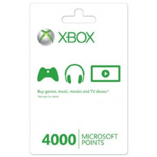 Xbox Live 4000 Microsoft Points Xbox 360 [Xbox Live  Xbox 360]