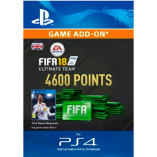 4600 FIFA 18 Points PS4 PSN Code - UK account [PlayStation Network  Регион None]