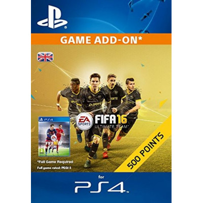 500 FIFA 16 Points PS4 PSN Code - UK account