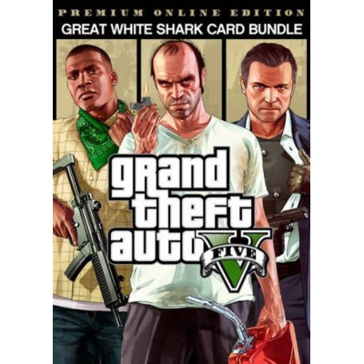 Grand Theft Auto V: Premium Online Edition & Great White Shark Card Bundle PC