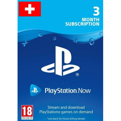 PlayStation Now - 3 Month Subscription (Switzerland)