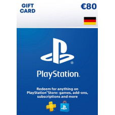 PLAYSTATION STORE GIFT CARD - 80 EUR Germany [PlayStation Network  Germany]
