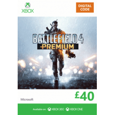 Xbox Live 40 GBP Gift Card: Battlefield 4 Premium Xbox 360/One [Xbox Live  Xbox 360/One]