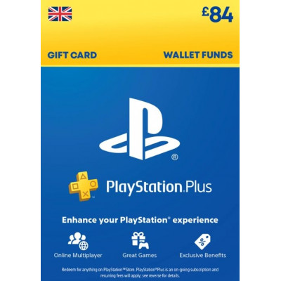 PLAYSTATION GIFT CARD - 84 GBP