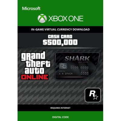 GTA Online Bull Shark Cash Card - $500,000 Xbox One