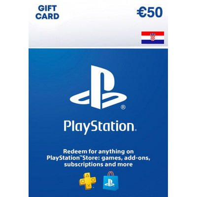 PLAYSTATION STORE GIFT CARD - 50 EUR (Croatia)