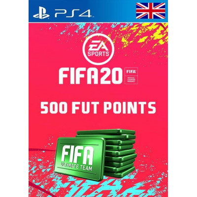 500 FIFA 20 Ultimate Team Points PS4 PSN Code - UK account