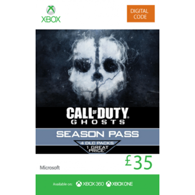 Xbox Live 35 GBP Gift Card: Call of Duty Ghosts Season Pass (Xbox 360/One)