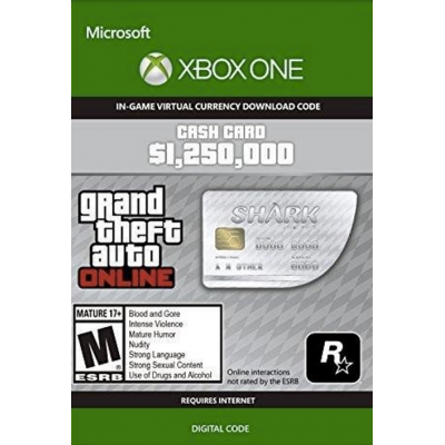Grand Theft Auto V - Great White Shark Cash Card Xbox One (UK)