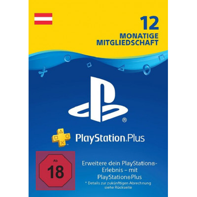 PlayStation Plus (PS+) - 12 Month Subscription (Austria)