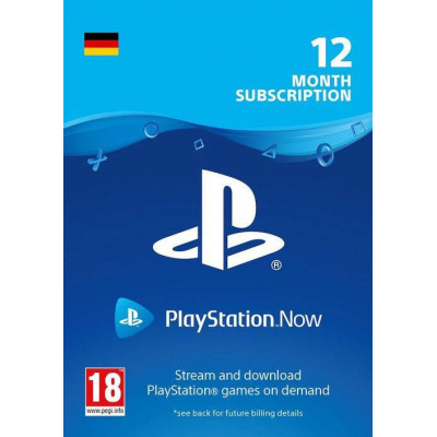 PlayStation Now 12 Month Subscription (Germany)