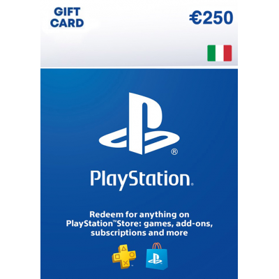 PLAYSTATION STORE GIFT CARD - 250 EUR (ITALY)