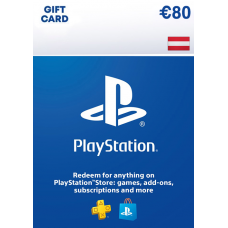 PLAYSTATION STORE GIFT CARD - 80 EUR Austria [PlayStation Network  Austria]