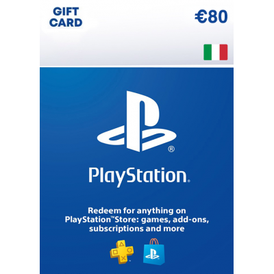 PLAYSTATION STORE GIFT CARD - 80 EUR (ITALY)