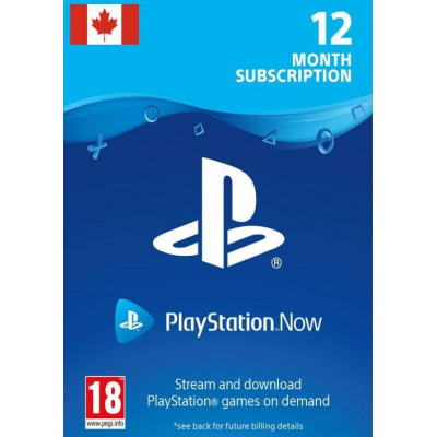 PlayStation Now - 12 Month Subscription (Canada)