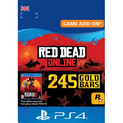 Red Dead Online: 245 Gold Bars PS4 (UK)