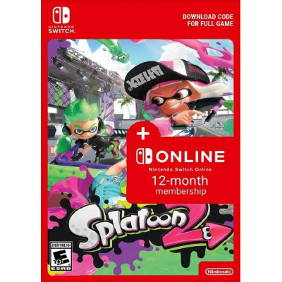 Splatoon 2 + 12 Month Membership Switch (EU & UK)