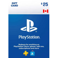 PLAYSTATION STORE GIFT CARD - 25 CAD CANADA [PlayStation Network  CAD]