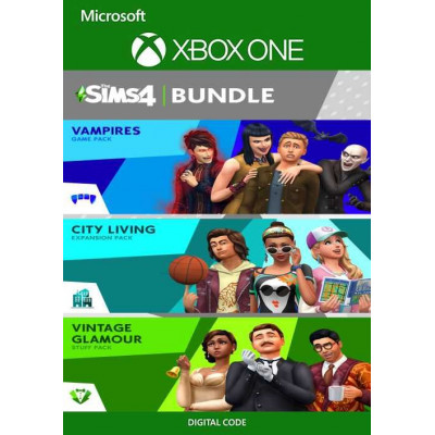 The Sims 4 Bundle - City Living, Vampires, Vintage Glamour Stuff Xbox One (UK)