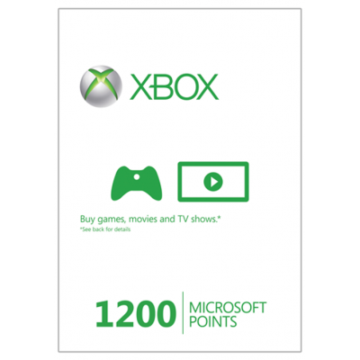Xbox Live 1200 Microsoft Points (Xbox 360)