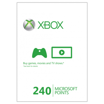 Xbox Live 240 Microsoft Points (Xbox 360)