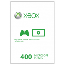 Xbox Live 400 Microsoft Points Xbox 360 [Xbox Live  Xbox 360]