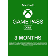 Xbox Game Pass Core - 12 Month Membership WW [Xbox Live Глобальный] Xbox Game Pass Core is the latest membership subscription offered by Xbox and is replacing Xbox Live Gold.
