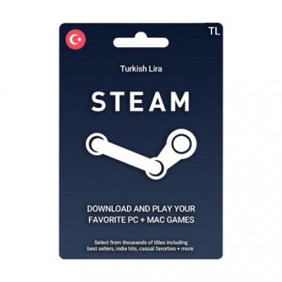 Подарочная карта Steam Wallet 300 TL (Turkey)